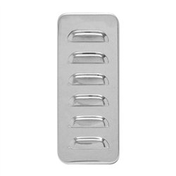 GG97571 - S.S. VENT DOOR COVER - LOUVER STYLE FOR PETERBILT '90 & DOWN
