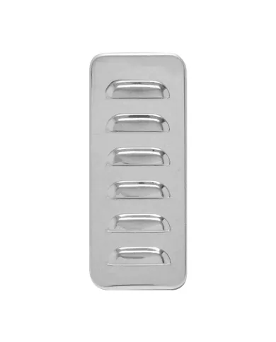 GG97571 - S.S. VENT DOOR COVER - LOUVER STYLE FOR PETERBILT '90 & DOWN