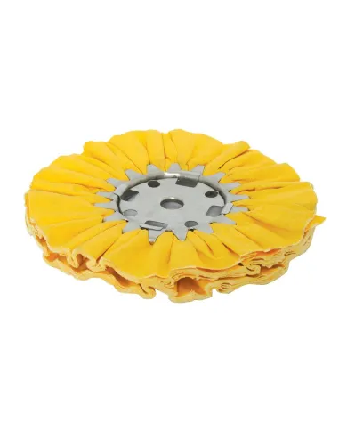 GG98150 - 8"X3" YELLOW TREATED AIRWAY BUFFING WHEEL