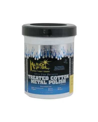 GG98266 - 4 OZ HEAVY METAL WHITE COTTON POLISH