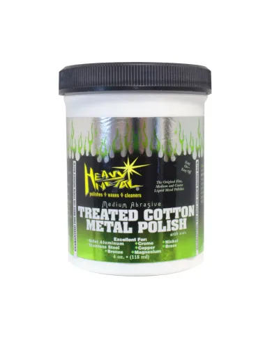 GG98267 - 4 OZ HEAVY METAL GREEN COTTON POLISH