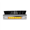 GG98981 - CR. ALUM. BOOT CADDIE W/ BLACK BRUSH & AMBER/CLR 6 LED LIGHT