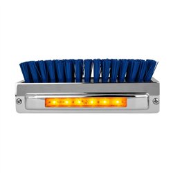 GG98983 - CR. ALUM. BOOT CADDIE W/ BLUE BRUSH & AMBER/CLR 6 LED LIGHT