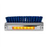 GG98983 - CR. ALUM. BOOT CADDIE W/ BLUE BRUSH & AMBER/CLR 6 LED LIGHT