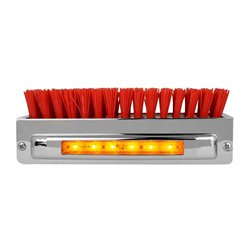 GG98985 - CR. ALUM. BOOT CADDIE W/ RED BRUSH & AMBER/CLR 6 LED LIGHT