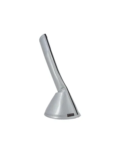 GG99675 - 17" SILVER CARBON FIBER GEAR SHIFT BOOT COVER