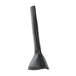 GG99711 - 17" BLACK GEAR SHIFT BOOT COVER W/ BLACK STITCHING