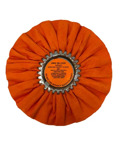 ZPRAWO58-10CD - ORANGE RUFFY   CLEAR DIP