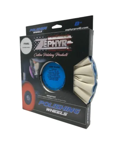 ZPRAWW58-8SS - WHITE / BLUE  SUPER SHIINE