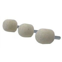 ZPR1X1FG - 1”X 1” FELT GOBLET FOR 1/4” - 3/8” CHUCK (3 PACK)