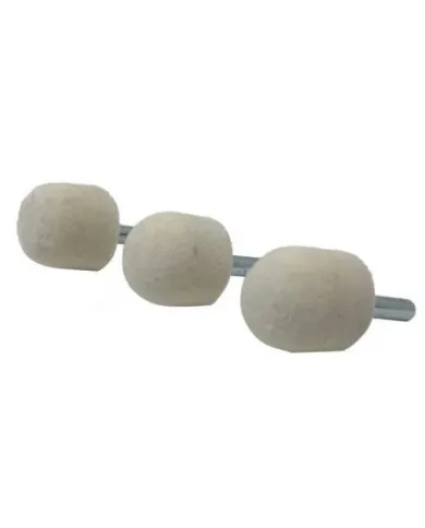ZPR1X1FG - 1”X 1” FELT GOBLET FOR 1/4” - 3/8” CHUCK (3 PACK)