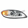 UP31180-Chrome Projection Headlight With LED Light Bar For 2006-2017 International Prostar - Passenger