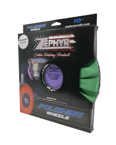 ZPRAWG58-10SK - GREEN / PURPLE SMOOTH KUT 10 " "JOKER" ( SIGNATURE. SERIES)