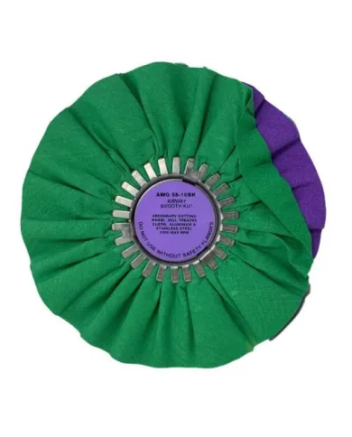 ZPRAWG58-10SK - GREEN / PURPLE SMOOTH KUT 10 " "JOKER" ( SIGNATURE. SERIES)