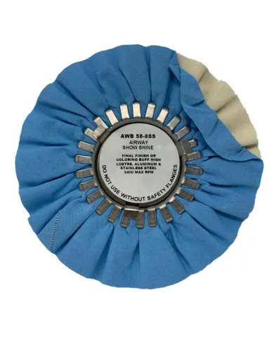 ZPRAWB58-8SS -  BLUE  / WHITE SHOW SHIINE  (FINISH) 8"  (SIGNATURE SERIES)