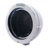 UP31732-Stainless Steel Bullet Classic Headlight No Bulb With LED Turn Signal - Clear Lens