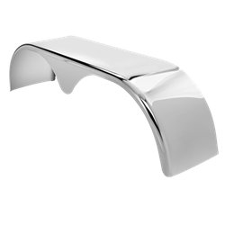 HB9506T - 105"tip to tip x 27"T 304SS FULL FENDER PAIR TEAR DROP