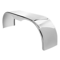 HB9556TF - 105"tip to tip x 31"T 304SS FULL FENDER PAIR FLANGED