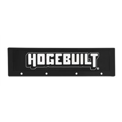 HBF-15 - HOGEBUILT LOGO QUARTER FENDER FLAP BLACK RUBBER 