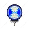 UP36455-4.5" 24 High Power LED Work Light With "X" Blue Light Guide