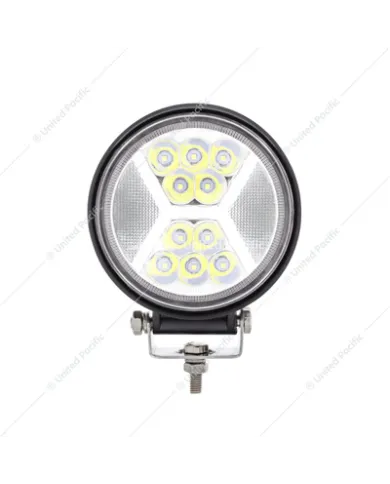 UP36457-4.5" 24 High Power LED Work Light With "X" White Light Guide