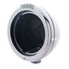 UP31747-Stainless Steel Classic Headlight No Bulb With LED Turn Signal - Amber LED/Clear Lens