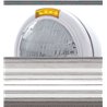 UP31749-Stainless Steel Classic Headlight 6014 Bulb & LED Turn Signal - Amber Lens