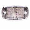 MXM23015RCL - Rectangular Clearance Marker P2/P3/PC2 Red Clear Lens