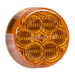 MXM34260Y - 2" Round Amber Vantage Series