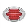 MXM36180R - Stainless Steel Mini-Oval CM Red