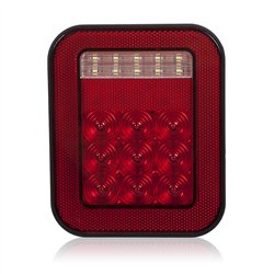 MXM42221 - Three Stud LED Thin Profile Box Style Multi Function Light - STT / BU