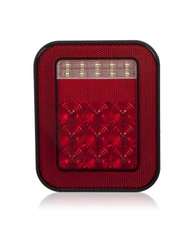 MXM42221 - Three Stud LED Thin Profile Box Style Multi Function Light - STT / BU
