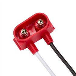 MXM50950 - 2-Pin Right Angle CM Plug 6" Leads