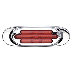 MXM72270R - Stainless Steel Oval CM Red