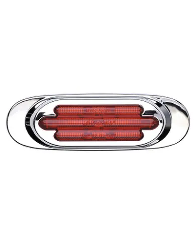 MXM72270R - Stainless Steel Oval CM Red