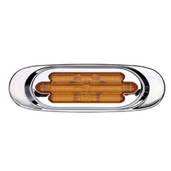MXM72270Y - Stainless Steel Oval CM Amber