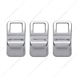 UP41452-Chrome Switch Cover For Kenworth T680/T880/W990 (3-Pack)