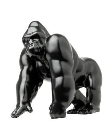 GG48189 - MATTE BLACK GORILLA KING HOOD ORNAMENT