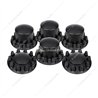 UP10354-Dome Axle Cover Combo Kit With 33mm Standard Thread-On Nut Covers & Nut Cover Tool - Matte Black