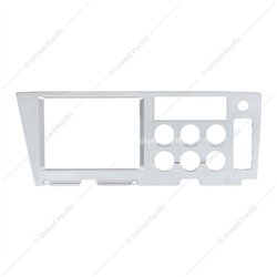 UP42441-Chrome Center Dash Upper Panel For 2018-2023 Freightliner Cascadia
