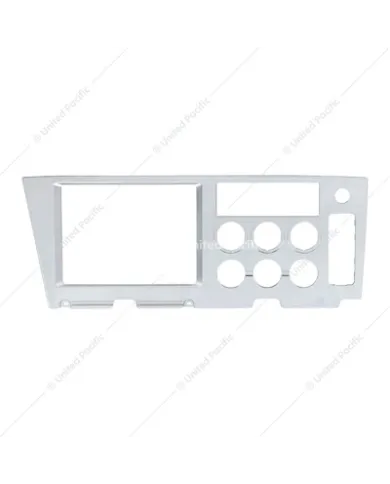 UP42441-Chrome Center Dash Upper Panel For 2018-2023 Freightliner Cascadia