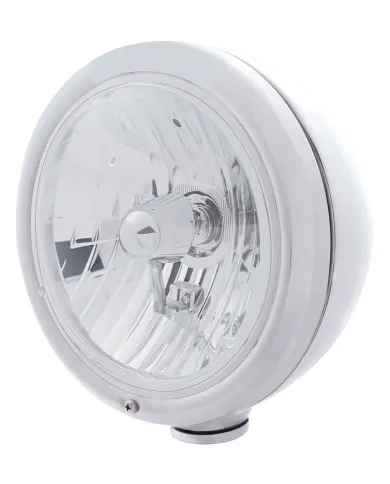 UP31772-Chrome Classic Headlight Crystal H4 Bulb