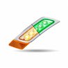 TXTLED-P300AG - PETERBILT 579/567/587 DRIVER FENDER MARKER LIGHT-DUAL REVOLUTION AMBER/GREEN LED 