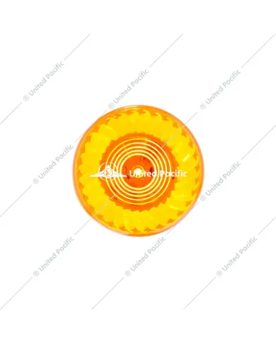 UP39222-7 LED 2" Round Turbine Light (Clearance/Marker) - Amber LED/Amber Lens