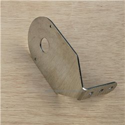 JMLSS-1002 - Stainless Mirror Turn Signal L-BRACKET w/ 1 WM Light Hole