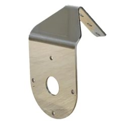 JMLSS-1003 - Stainless Mirror Turn Signal ANGLED BRACKET w/ 1 WM Light Hole