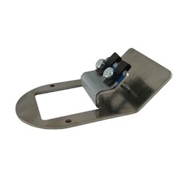 JMLSS-1013 - Stainless Universal Underglow Inside Frame Bracket w/ 1 WM Light Hole