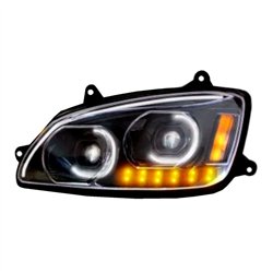NTP77916BLKD - KW T660 LED HEADLIGHT BLACK (DRIVER)