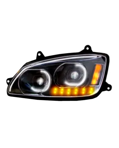 NTP77916BLKD - KW T660 LED HEADLIGHT BLACK (DRIVER)