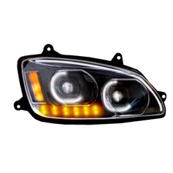 NTP77916BLKP - KW T660 LED HEADLIGHT BLACK (PASSENGER)